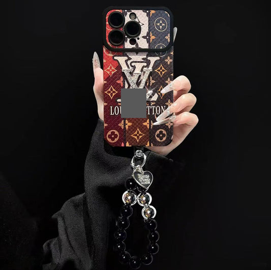 #D01  スマホケース  ハンドストラップ付きスマホケース  耐衝撃・防振性能に優れ、iPhoneに対応
