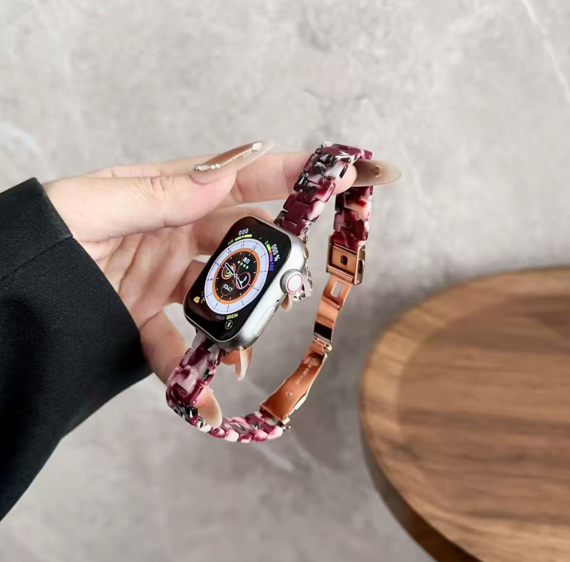 アップルウォッチストラップ  Apple Watch  樹脂製バンド  iWatch ストラップ 38mm～49mm 対応