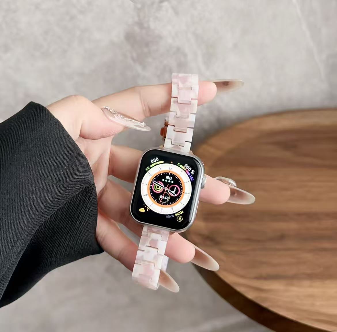 アップルウォッチストラップ  Apple Watch  樹脂製バンド  iWatch ストラップ 38mm～49mm 対応