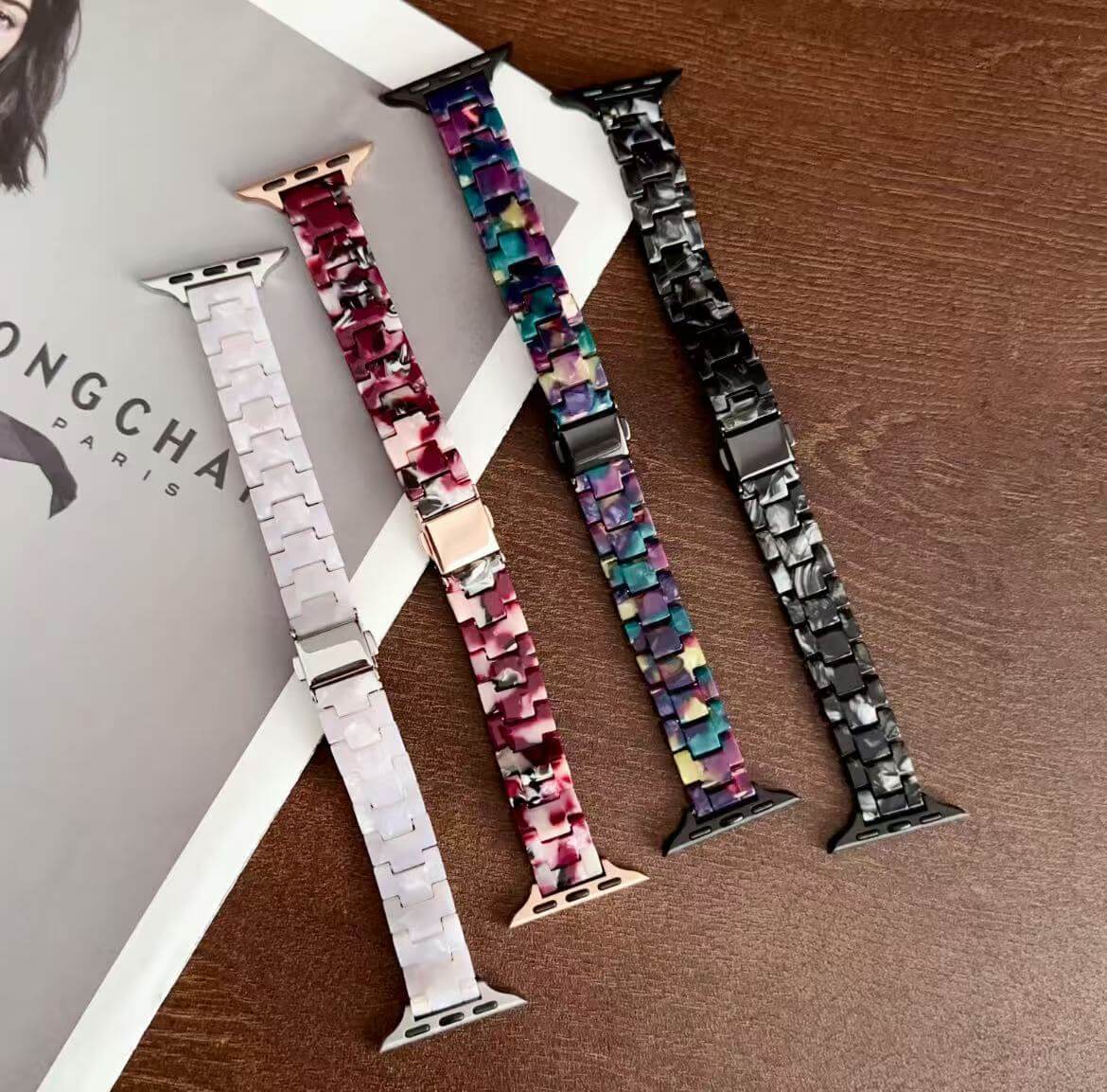 アップルウォッチストラップ  Apple Watch  樹脂製バンド  iWatch ストラップ 38mm～49mm 対応