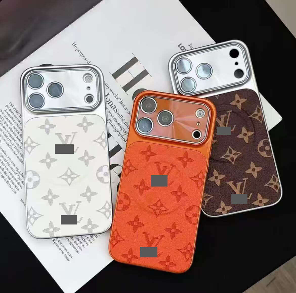 スマホケース  高級感マグネット式スマホケース  ダブルV  耐衝撃・防振性能に優れ、高級感あふれるスマホケースで、iPhone13~17 に対応