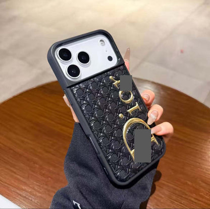 #34  スマホケース  編み目柄スマホケース   耐衝撃・防振性能に優れ、iPhone13-17 に対応