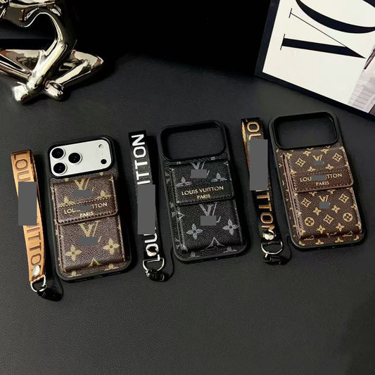 #305  スマホケース   カード入れ付きスマホケース    耐衝撃・防振性能に優れ、iPhone に対応
