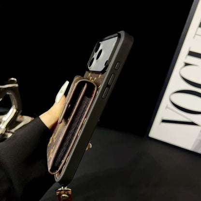 #305  スマホケース   カード入れ付きスマホケース    耐衝撃・防振性能に優れ、iPhone に対応