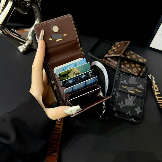 #305  スマホケース   カード入れ付きスマホケース    耐衝撃・防振性能に優れ、iPhone に対応