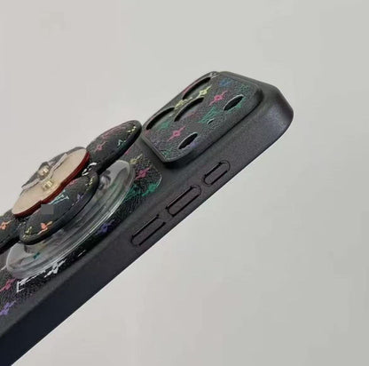 #M05  スマホケース  マグネット機能付きスタンドスマホケース   耐衝撃・防振性能に優れ、iPhone に対応
