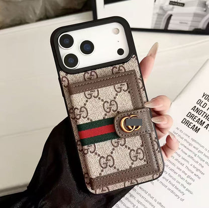 #303  スマホケース  カードポケット付きスマホケース   耐衝撃・防振性能に優れ、iPhoneに対応
