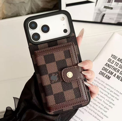 #303  スマホケース  カードポケット付きスマホケース   耐衝撃・防振性能に優れ、iPhoneに対応