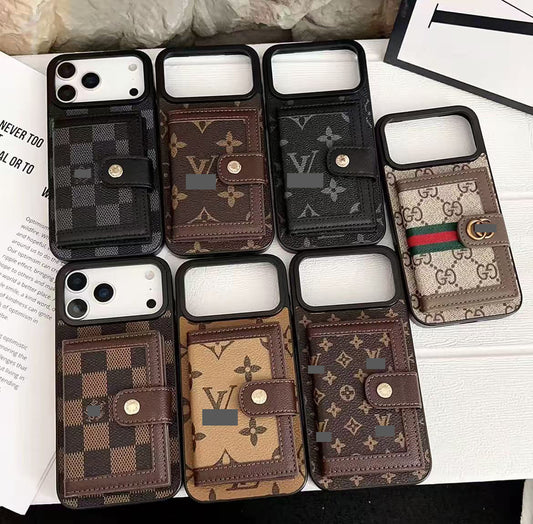 #303  スマホケース  カードポケット付きスマホケース   耐衝撃・防振性能に優れ、iPhoneに対応