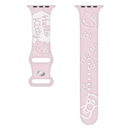 アップルウォッチストラップ  Apple Watch  ハローキティ バンド  iWatch ストラップ 38mm～49mm 対応