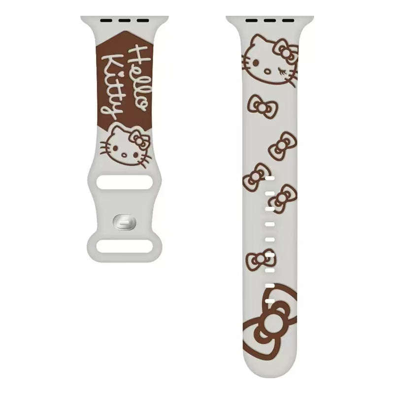 アップルウォッチストラップ  Apple Watch  ハローキティ バンド  iWatch ストラップ 38mm～49mm 対応