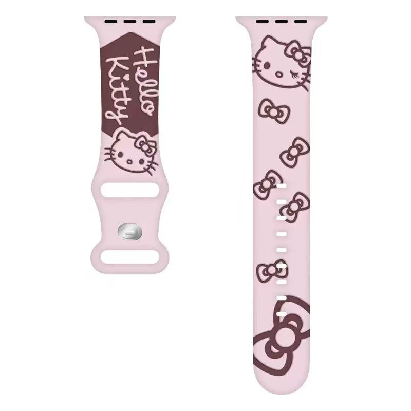 アップルウォッチストラップ  Apple Watch  ハローキティ バンド  iWatch ストラップ 38mm～49mm 対応