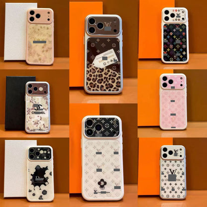 #118  スマホケース  高級感アクリル大窓スマホケース    耐衝撃・防振性能に優れ、高級感あふれるスマホケースで、iPhone14-17 に対応