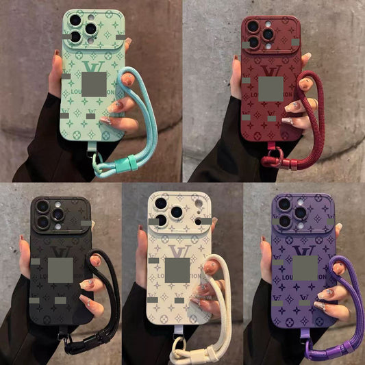 #01 -1  スマホケース  ストラップ付き  耐衝撃・防振性能に優れ、iPhone12~17 に対応