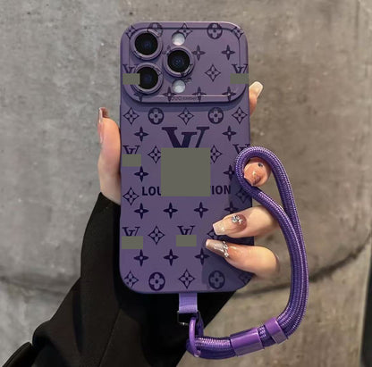 #01 -1  スマホケース  ストラップ付き  耐衝撃・防振性能に優れ、iPhone12~17 に対応