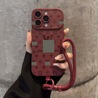 #01 -1  スマホケース  ストラップ付き  耐衝撃・防振性能に優れ、iPhone12~17 に対応