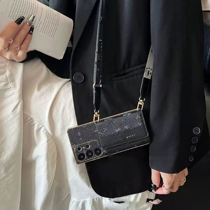 #G12  スマホケース   カード収納付き ストラップ付きスマホケース  耐衝撃・防振性能に優れ、 Galaxy に対応