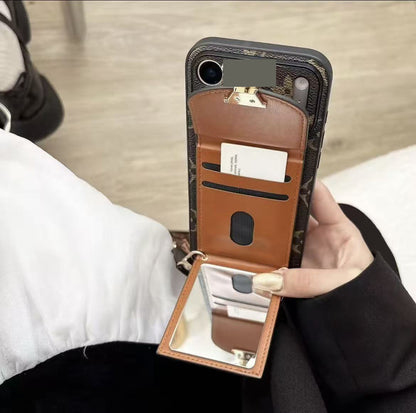 #437  スマホケース  ストラップ付き  スカーフ付き  耐衝撃・防振性能に優れ、 iPhone に対応