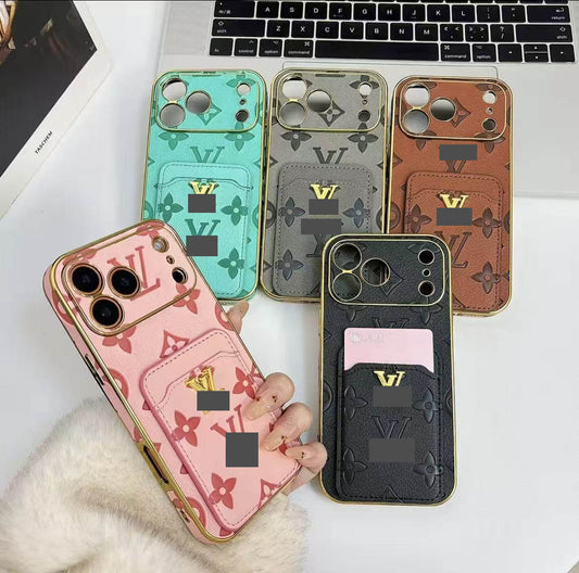 #223  スマホケース   カード収納付き  耐衝撃・防振性能に優れ  iPhone12-17 に対応
