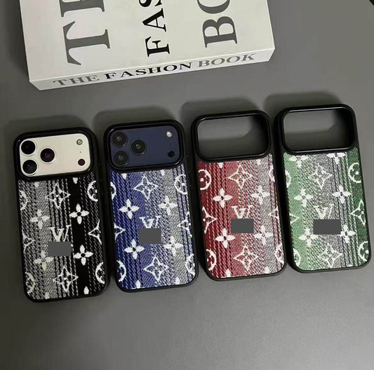 #79  スマホケース   布製調  耐衝撃・防振性能に優れ  iPhone14-17 に対応