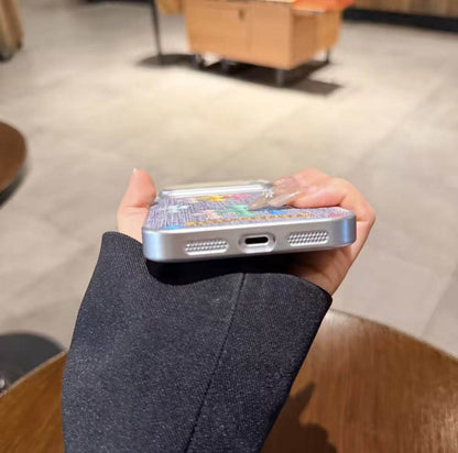 #M08 スマホケース マグネット式  耐衝撃・防振性能に優れ、iPhone14-17 に対応