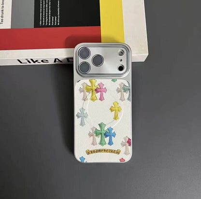 #M08 スマホケース マグネット式  耐衝撃・防振性能に優れ、iPhone14-17 に対応