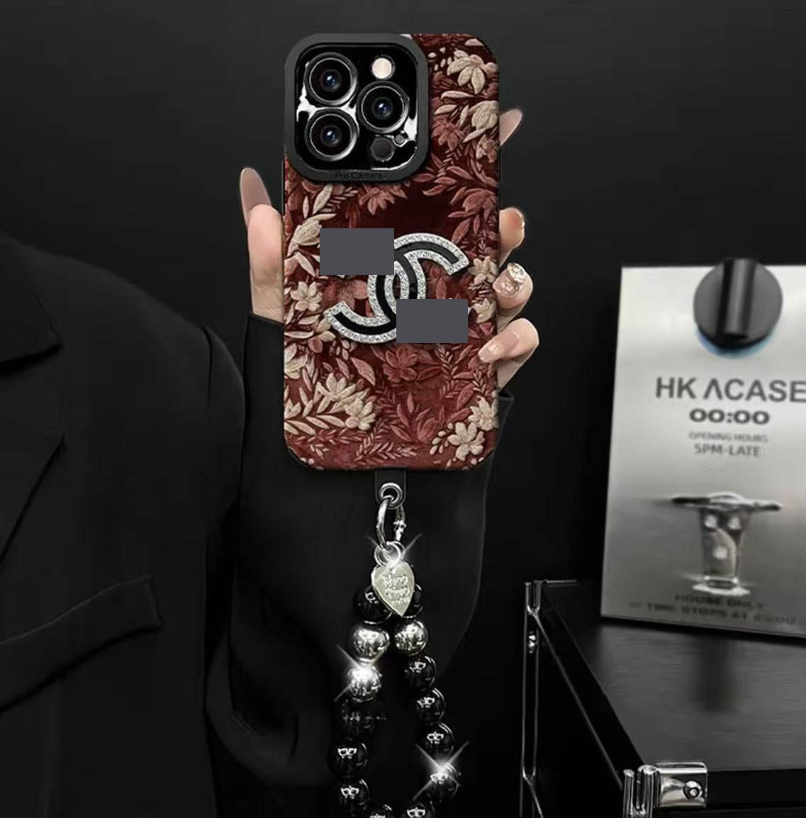 #D21  スマホケース  ハンドストラップ付きスマホケース  耐衝撃・防振性能に優れ、iPhone に対応