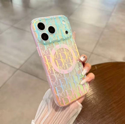 #M01  スマホケース  グラデーション磁気吸着スマホケース   iPhone 15-18に対応