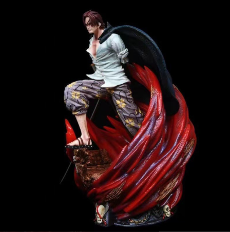 One Piece Series Figure Red Hair Emperor Shanks Model Figurine