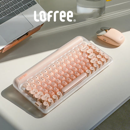 Lofree メカニカルキーボード ブルートゥース、無線、有線の三モード対応で、ホットスワップ機能付き ゲーミングとオフィスで汎用 - BicMart