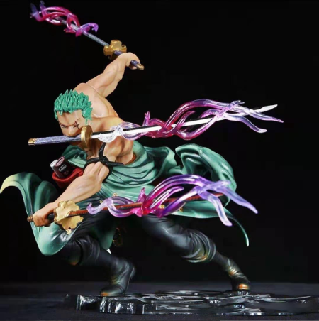 One Piece Series Three Thousand Worlds Three Swords Zoro Anime Figure