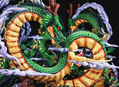 Dragon Ball Series Figures Shenron and Son Goku (Can Glow) Figure Ornament Model