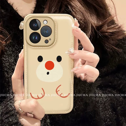 A cute bear design, excellent shock and vibration resistance, and a luxurious smartphone case that is compatible with iPhones.