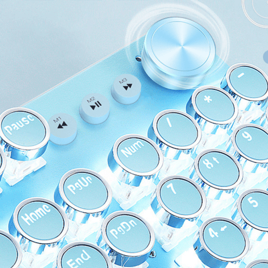 メカニカルキーボード|かっこういい・青色・ゲーム用・緑軸・使いやすい・手応えがよい・87キー/104キー - BicMart