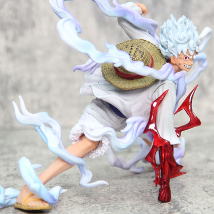 One Piece   シリーズフィギュア ニカ形態のルフィ五段階覚醒 フィギュアモデルオブジェ