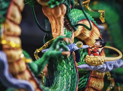 Dragon Ball Series Figures Shenron and Son Goku (Can Glow) Figure Ornament Model