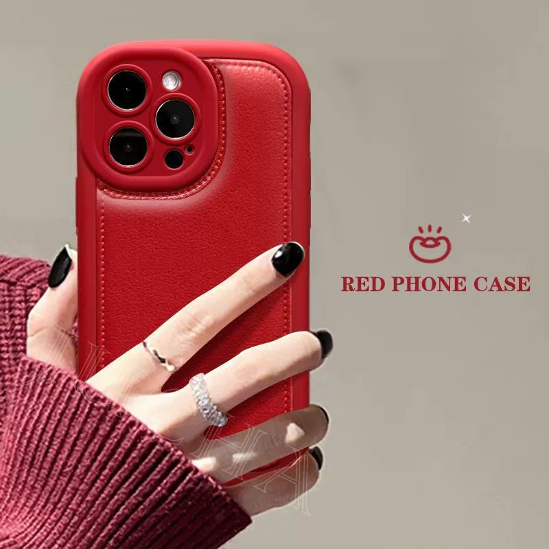 Red Hello Kitty Luxurious smartphone case with stick-on accessories for iPhone