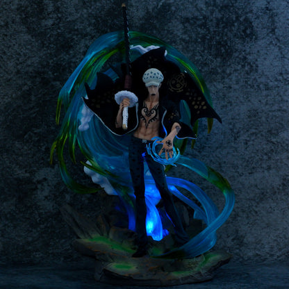 One Piece Series Figure Phantom Law Mystic Law Illuminatable Anime Figure Model Object