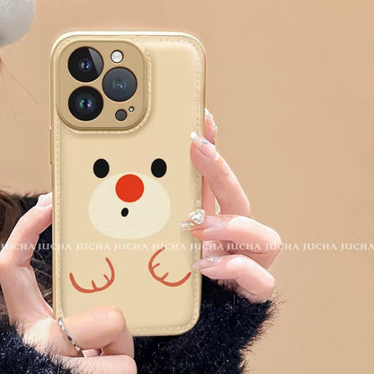 A cute bear design, excellent shock and vibration resistance, and a luxurious smartphone case that is compatible with iPhones.