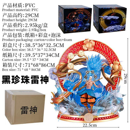 One Piece Series Black Pearl Thunder God Enel Sky Island Figure Scale Model (Limited Edition)