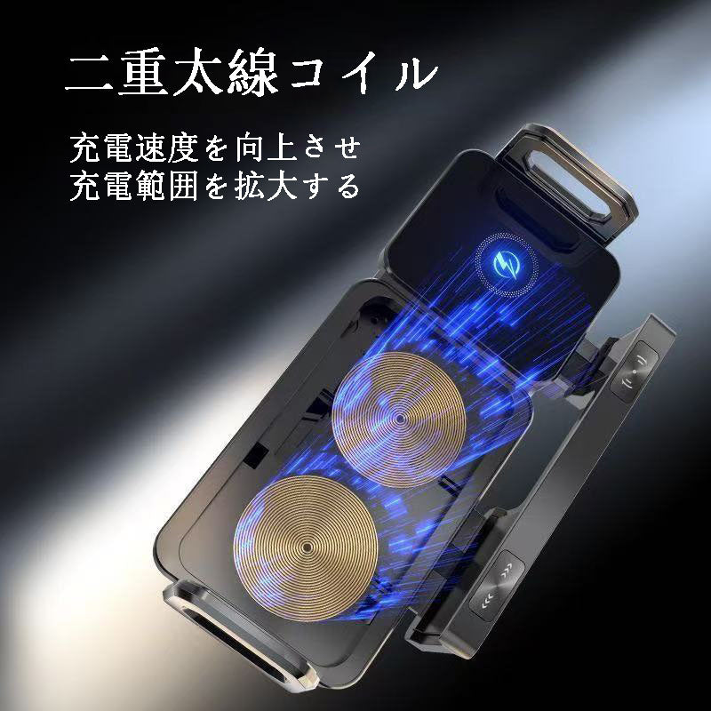 カー用品　車アクセサリー　カースマホホルダー  大きなスマホと折りたたみディスプレイに対応、専用エアコン吹き出し口ホルダー