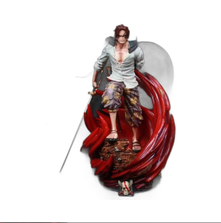 One Piece Series Figure Red Hair Emperor Shanks Model Figurine