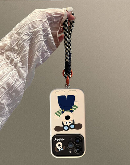 Wally and Gromit Funny Design Luxurious Smartphone Case with Drawstring Compatible with iPhone