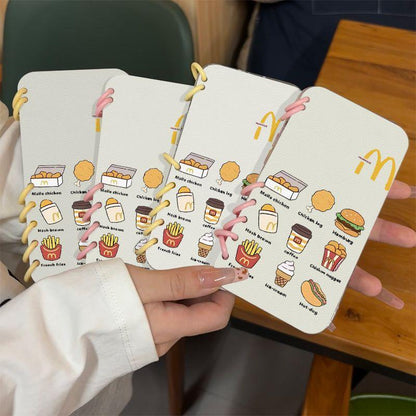 本型スマホケース Ｍテーマ 手帳型スマホケース　キャラクターの柔らかい 折りたたみ式 ノート型 スマホケース  iPhone に対応