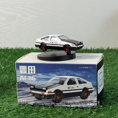 カー用品　車アクセサリー 車の装飾 中央コントロール台の車載オブジェ 合金製車モデル AE86 ドリフト回転オブジェ 1:64スケールモデル