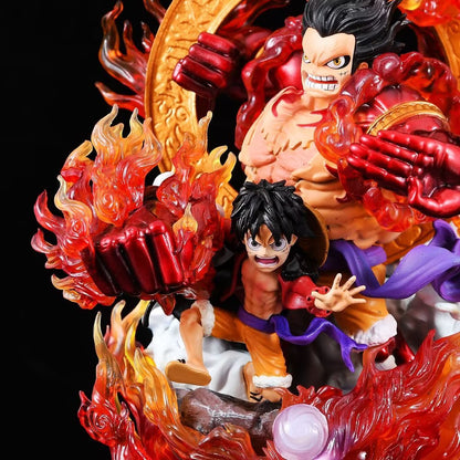 One Piece Series Figure Luffy of the Flames Four Emperors Straw Hat Luffy Figure Object (Limited)