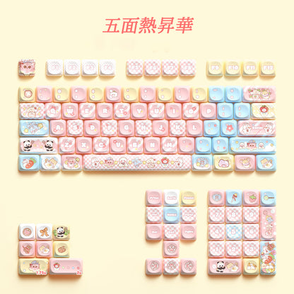 全面（五面）PBT 熱昇華客製化メカニカルキーボードキーキャップ 112キー - BicMart