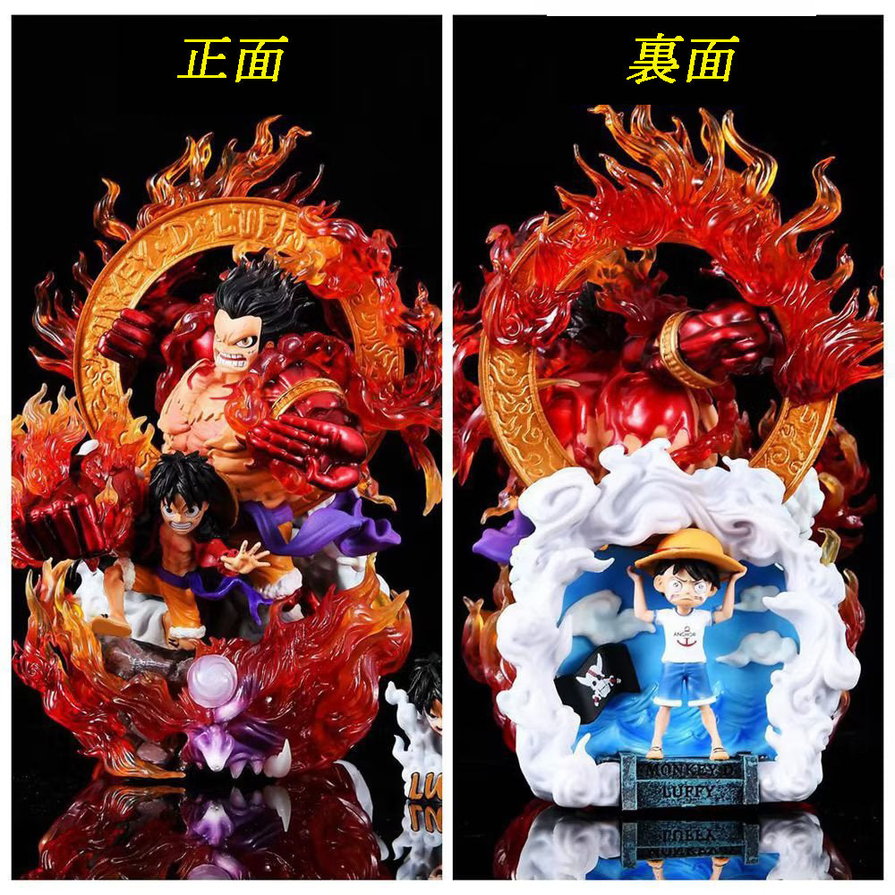 One Piece Series Figure Luffy of the Flames Four Emperors Straw Hat Luffy Figure Object (Limited)