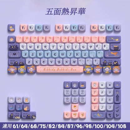 全面（五面）PBT 熱昇華客製化メカニカルキーボードキーキャップ 112キー - BicMart