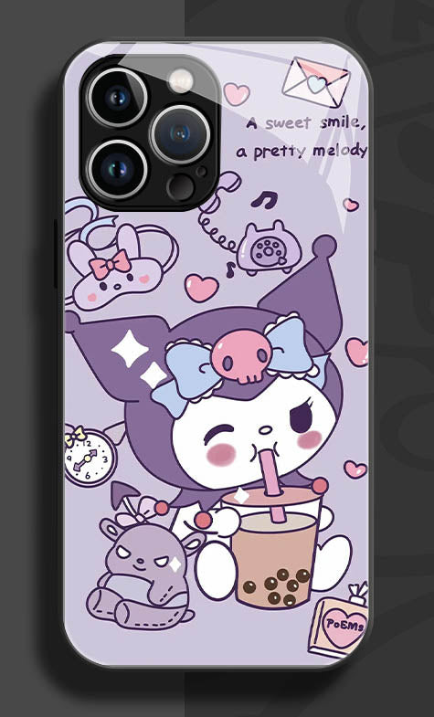 スマホケース  クロミのファンテーマ  耐衝撃・防振性能に優れ、高級感あふれるスマホケースで、iPhone に対応